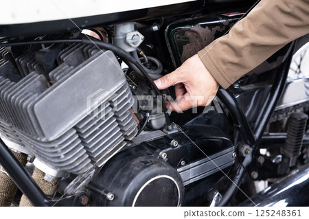 摩托車、老爺車、維修 摩托車、老爺車、維修 125248361