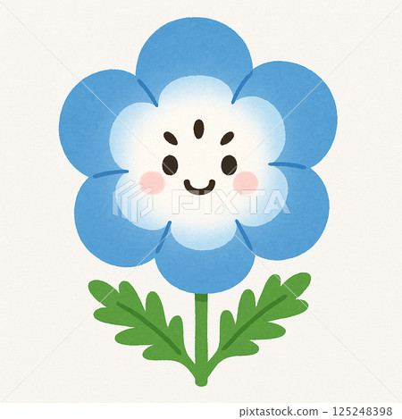 Smiling Nemophila 125248398