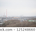 Tomakomai city as seen from the observation deck at Midorigaoka Park in Tomakomai, Hokkaido 125248660