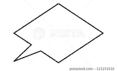 Simple diamond-shaped speech bubble (transparent background) Simple diamond-shaped speech bubble (transparent background) 125251010