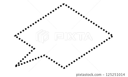 簡單的菱形氣泡（透明背景） 125251014