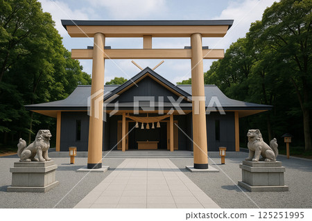 這是松陰神社境內的大門居。 這是松陰神社境內的大門居。 125251995
