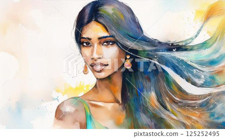 吹頭髮的女人 吹頭髮的女人 125252495