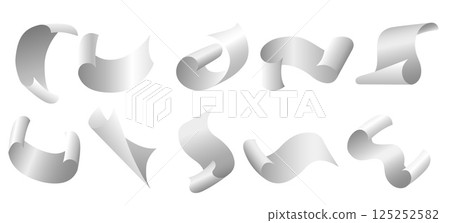 Curled paper sheet set Curled paper sheet set 125252582