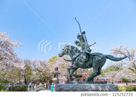 Spring at Mount Fuji Hongu Sengen Taisha Shrine in Fujinomiya, Shizuoka Prefecture 125252733