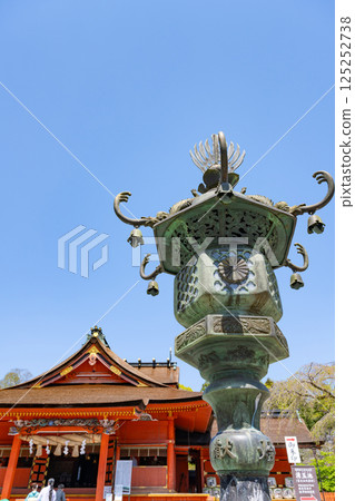Spring at Mount Fuji Hongu Sengen Taisha Shrine in Fujinomiya, Shizuoka Prefecture 125252738