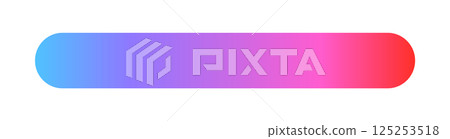 藍色和紅色漸變條 - 可視化溫度、情緒等變化的色彩尺度和框架材料。 125253518