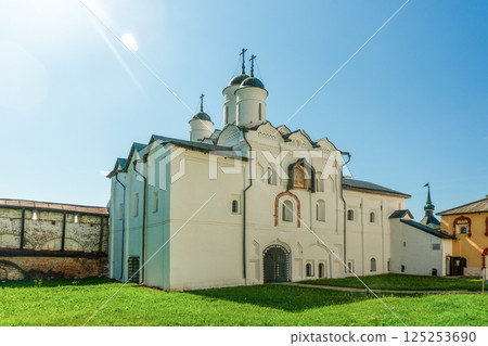 Gate Church of the Transfiguration with Water Gate, Kirillo-Belozersky Monastery, Russia 125253690