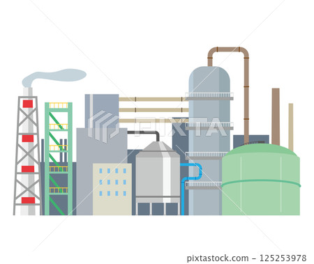 工廠 矢量 工業 125253978