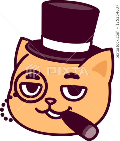 Capitalist cat funny cartoon Capitalist cat funny cartoon 125254637