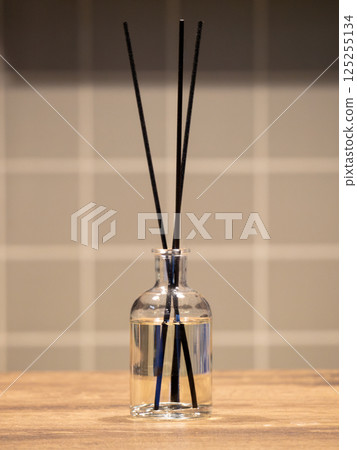 Air Freshener Reed Diffuser Glass Bottle. High quality photo 125255134