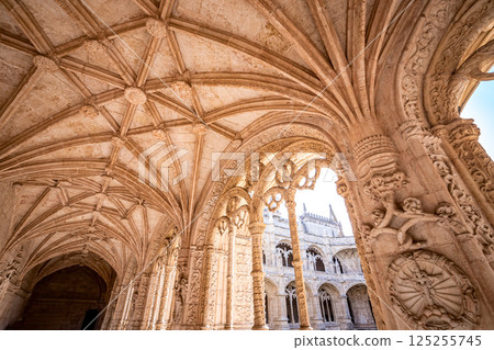 Jeronimos or hieronymites monastery, Lisbon, portugal Jeronimos or hieronymites monastery, Lisbon, portugal 125255745