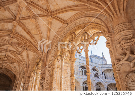 Jeronimos or hieronymites monastery, Lisbon, portugal 125255746