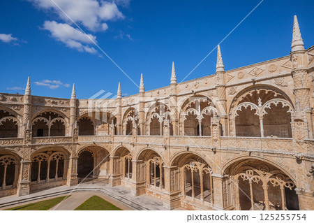 Jeronimos or hieronymites monastery, Lisbon, portugal 125255754