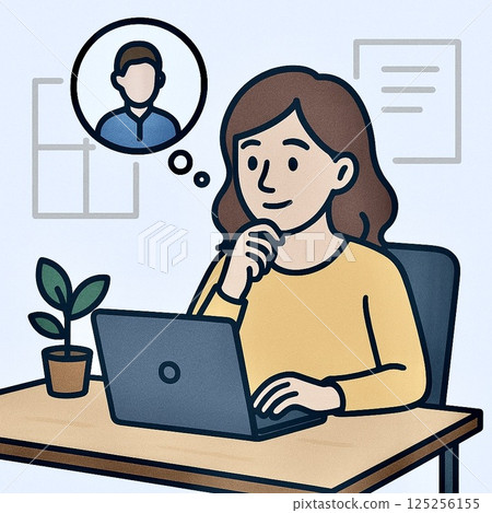 Female considering hiring persona 125256155