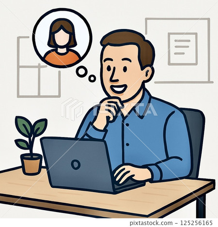 Male persona under consideration for adoption 125256165