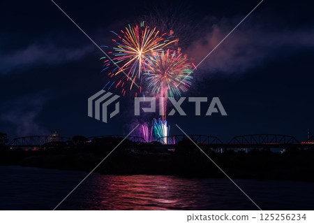 Atsugi Ayu Festival Fireworks Display Kanto Region 125256234