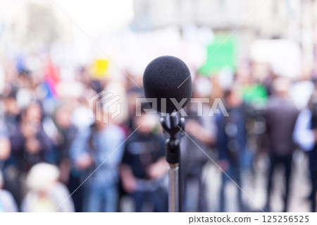 Protest or political rally 125256525