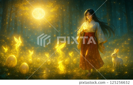 Easter eggs, shrine maidens and shining spirits Easter eggs, shrine maidens and shining spirits 125256632