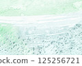 Tranquil green abstract watercolor background with soft texture and subtle 125256721