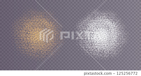 Exploring the Scattering of Fine Particles A Closer Look at Sugar, Salt, and Flour Textures in Detail 125256772