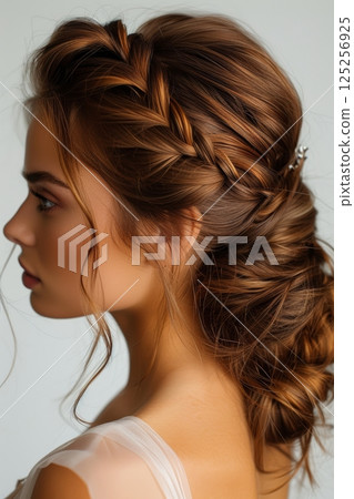 An Abstract White Background Ideal for Various Creative Projects and Artistic Endeavors 125256925