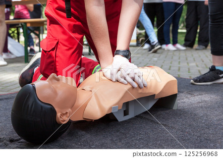 CPR - Cardiopulmonary resuscitation and first aid class 125256968