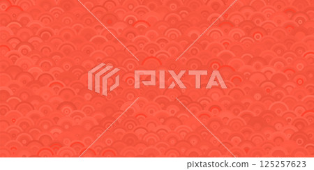Vector snake pattern. Red dragon scale. Fish texture. Red skin background of reptile mermaid lizard. Oriental monster skin print Vector snake pattern. Red dragon scale. Fish texture. Red skin background of reptile mermaid lizard. Oriental monster skin print 125257623