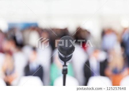 Business presentation or corporate conference 125257648