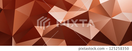 Geometric brown illustration with abstract shapes. Geometric brown illustration with abstract shapes. 125258350