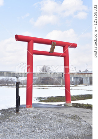 初春時節拍攝北海道北斗市櫻台神社境內 初春時節拍攝北海道北斗市櫻台神社境內 125259332