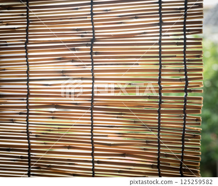 Blinds and greenery - Summer Blinds and greenery - Summer 125259582