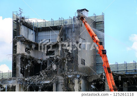 The Kasukabe City Hall building is closing down after 53 years of history and is disappearing... 125261118