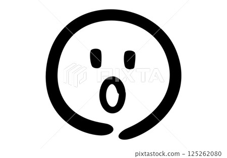 簡單驚訝的臉向量圖 簡單驚訝的臉向量圖 125262080