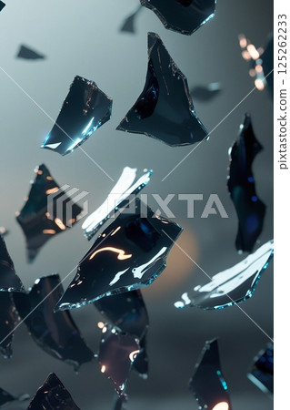 Cracked and shattered glass background Cracked and shattered glass background 125262233