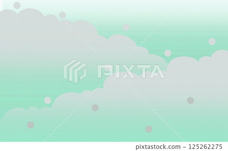 Fluffy pattern (white x light green) Fluffy pattern (white x light green) 125262275