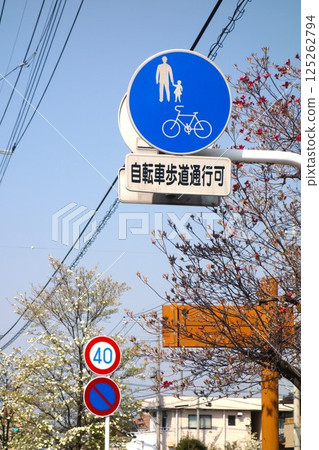 道路標誌 道路標誌 125262794