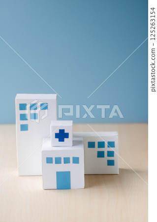 Paper craft large hospital Paper craft large hospital 125263154