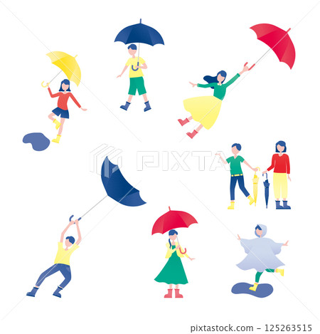 下雨天的人 125263515
