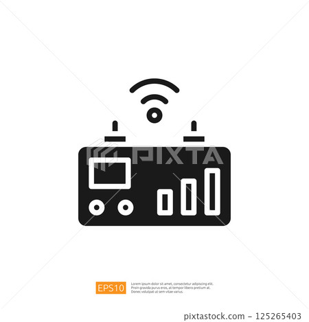 Data Analyst Dashboard Icon Illustrating Business Performance Metrics and Progress Tracking Technology Data Analyst Dashboard Icon Illustrating Business Performance Metrics and Progress Tracking Technology 125265403