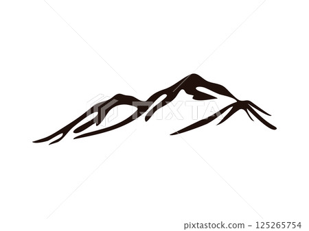 手繪山脈 125265754