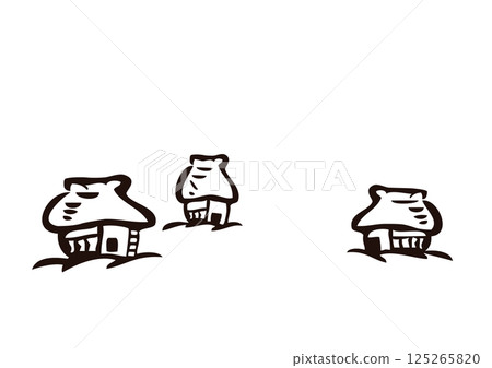 茅草屋頂的房子 125265820