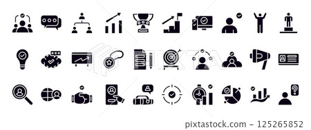 Business Team Collaboration in Meeting Room Discussing Strategies with Iconic Visuals and Data Charts in Office Environment Business Team Collaboration in Meeting Room Discussing Strategies with Iconic Visuals and Data Charts in Office Environment 125265852