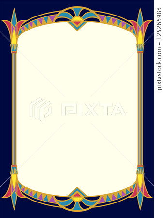 Retro Art Deco Frame 08 (Color) Retro Art Deco Frame 08 (Color) 125265983