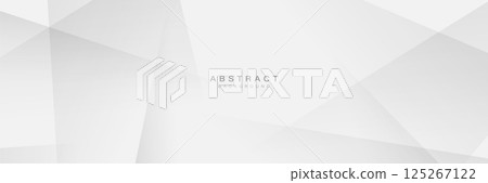 Minimal Abstract White Polygonal Background with Transparent Shapes Minimal Abstract White Polygonal Background with Transparent Shapes 125267122