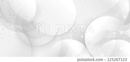 Minimalist White Abstract Background with Soft Geometric Shapes Minimalist White Abstract Background with Soft Geometric Shapes 125267123