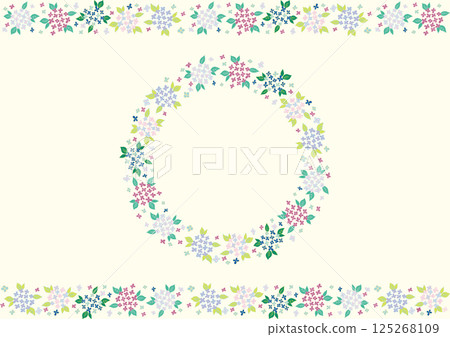 Hydrangea Frame 9 125268109