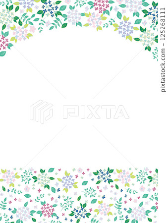 Hydrangea Frame 1 Vertical 125268111