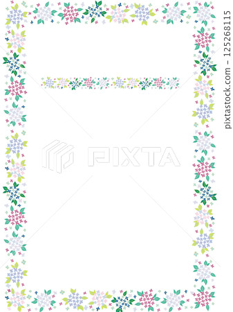 繡球花框架 4 垂直 125268115