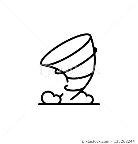Tornado icon Tornado icon 125268244
